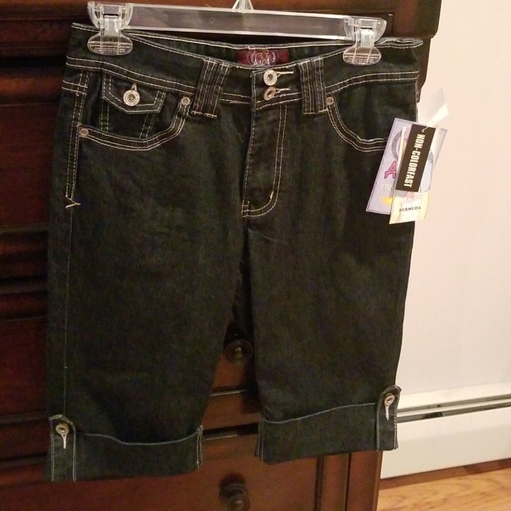 Dark blue Bermuda shorts